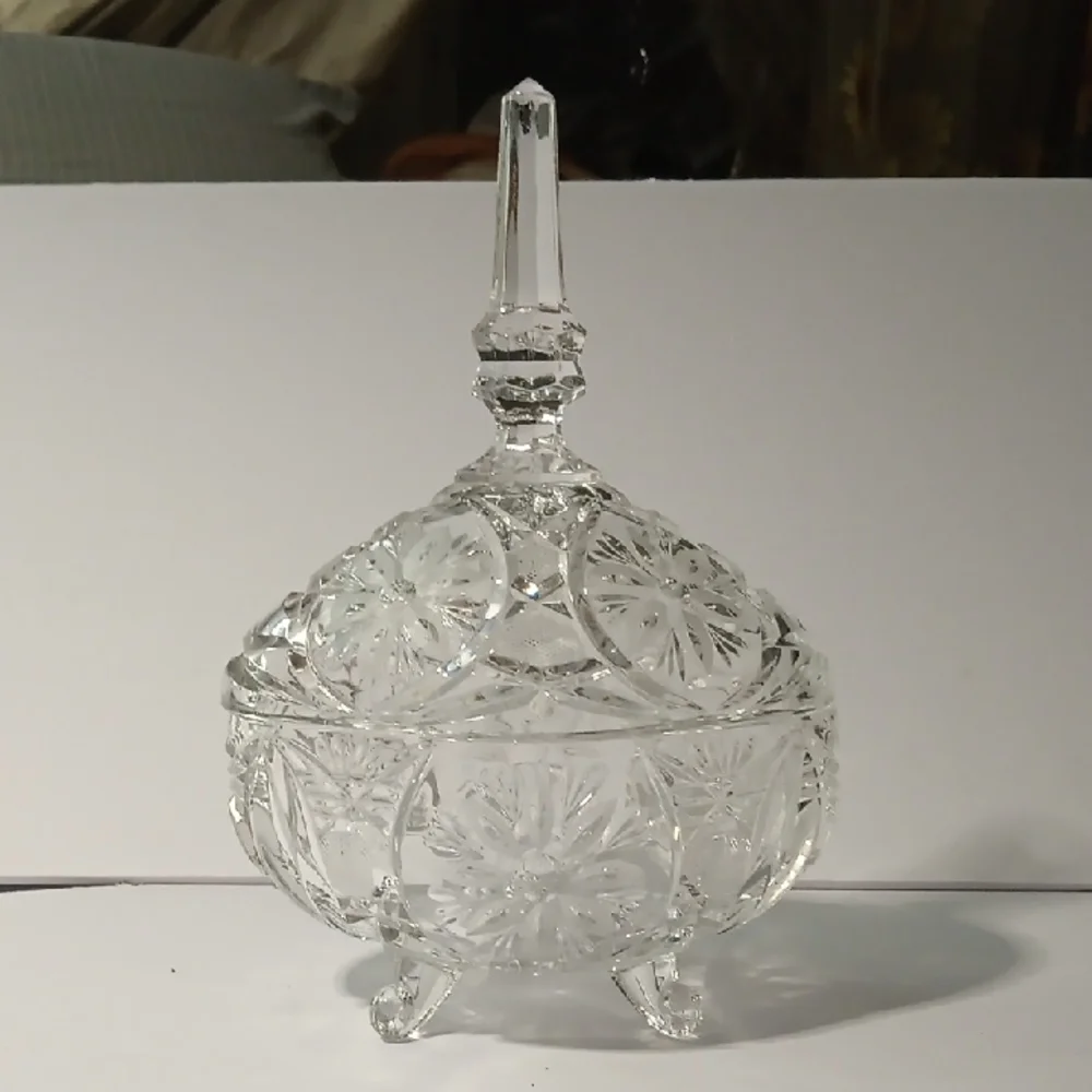 Anna Hutte Bleikistall Vintage (70's) Crystal Serveware Candy Dish - Germany